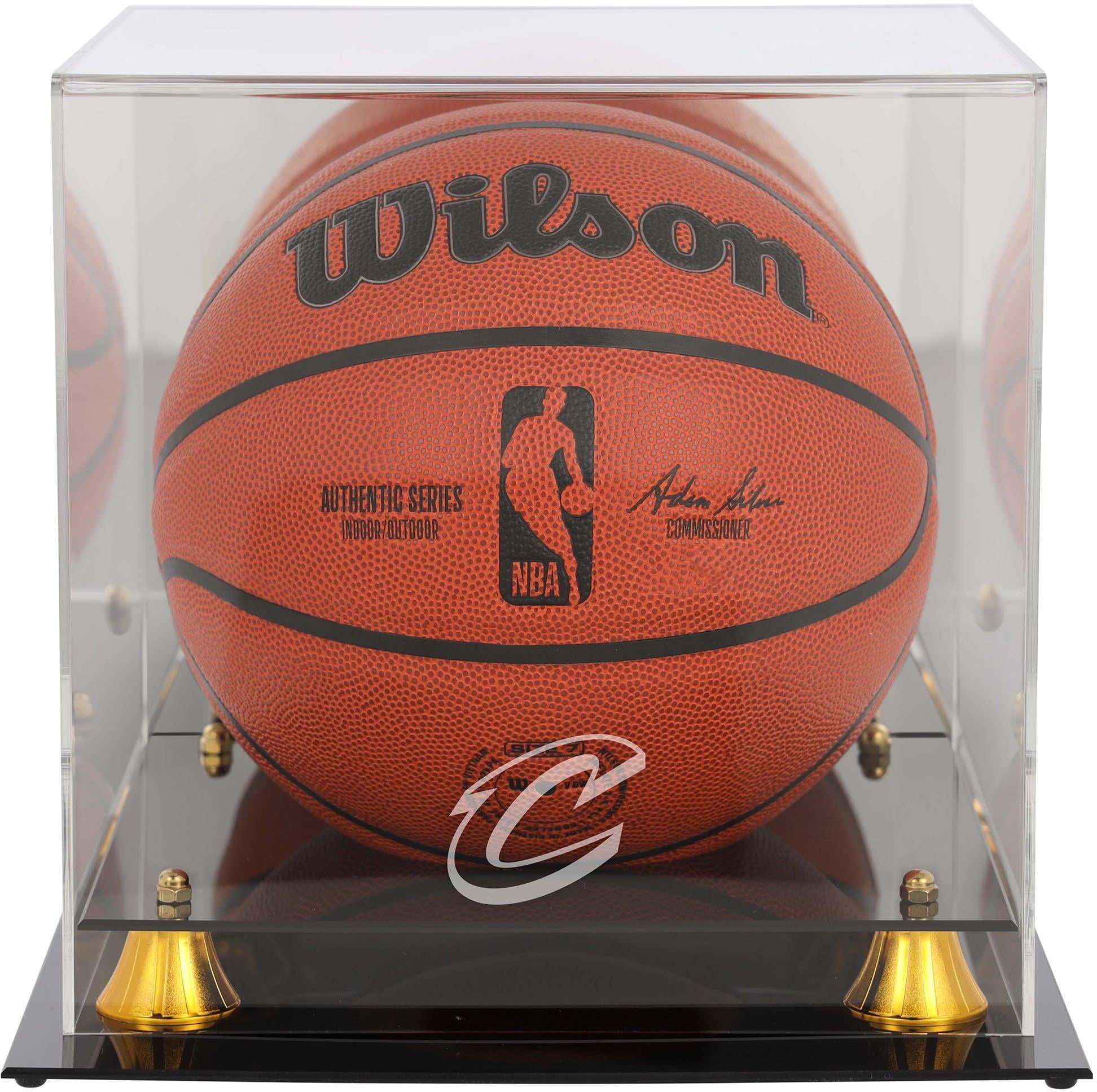Cleveland Cavaliers Golden Classic Logo Basketball Display Case - Fanatics Authentic Certified
