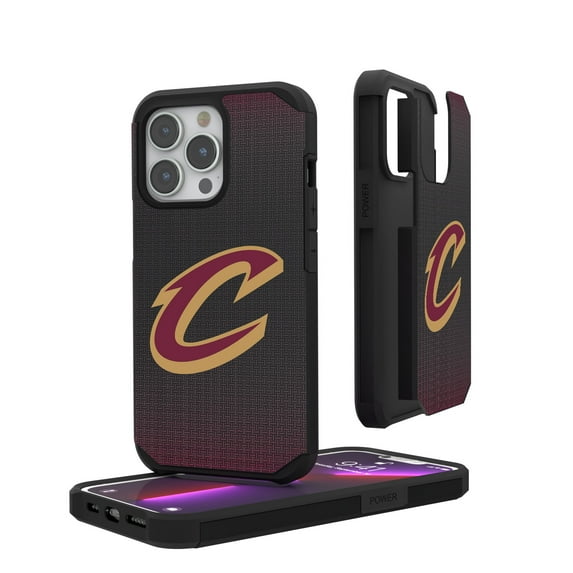 Cleveland Cavaliers Linen Logo iPhone Rugged Case
