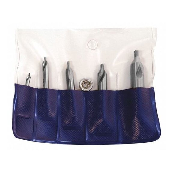 Cleveland Combined Drill/Countersink Set,5 Pieces C00944