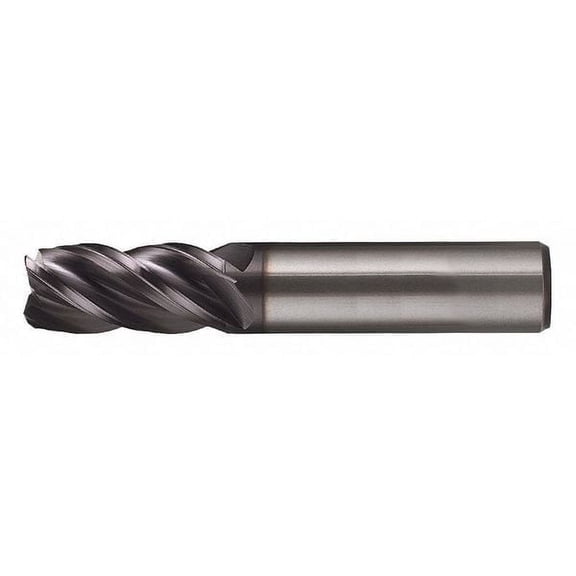 Cleveland Corner Radius End Mill, 0.5 in, Carbide C80055