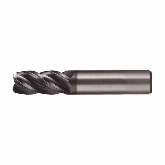 Cleveland Cor Rad End Mill,3/8",Carb,0.0200" rad