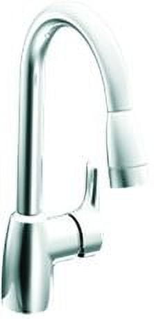 Cleveland Faucet Group Baystone One Handle Pullout Kitchen Faucet, Chrome, Lead Free