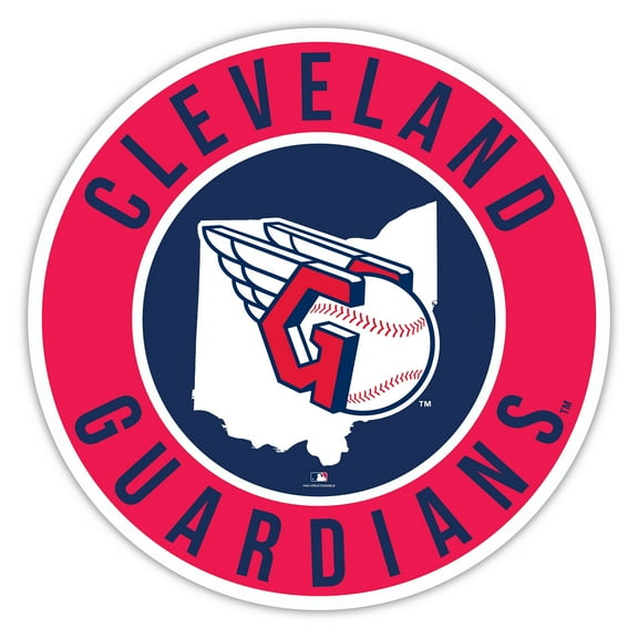 Cleveland Guardians 15" State Circle Sign