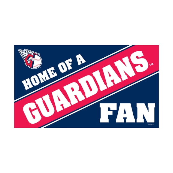 Cleveland Guardians 28" x 16" Home of a Fan Indoor/Outdoor Trapper Mat