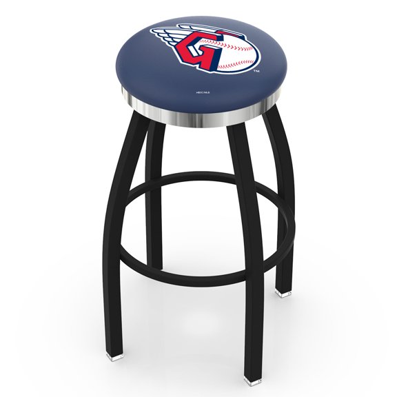Cleveland Guardians 30" Swivel Counter Stool with Chrome Accent