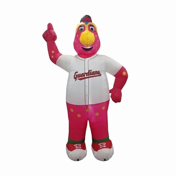 Logo Brands 509-100-M Cleveland Guardians 7 ft. Yard Inflatable Mascot