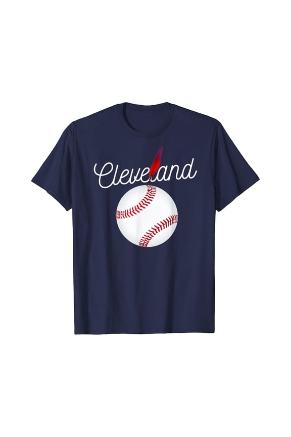 Cleveland Hometown Native Tribe Inspired Graphic For Baseball T-Shirt