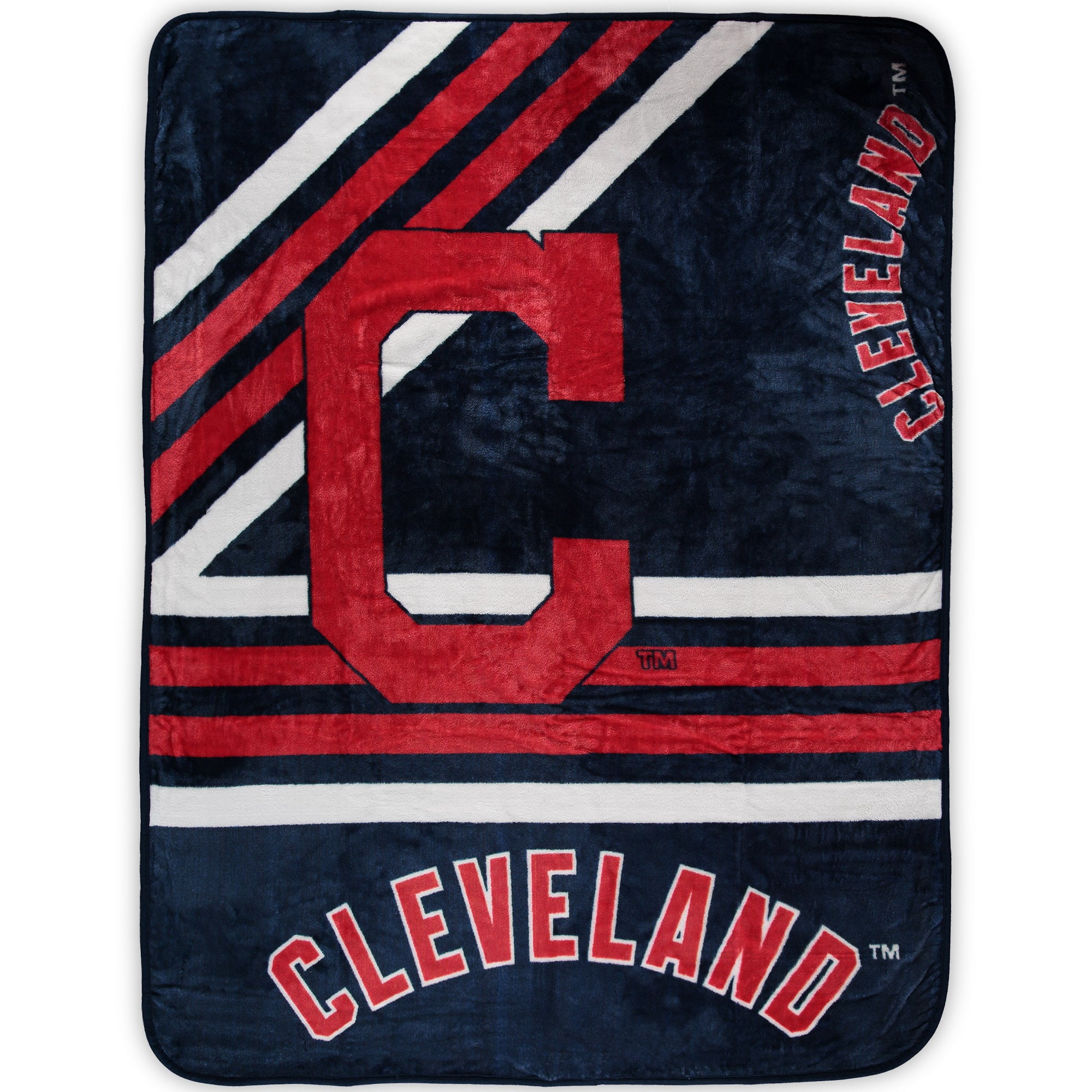 Cleveland Indians 50'' x 60'' Plush Raschel Throw Blanket