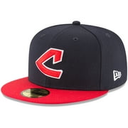 Cleveland Indians New Era Cooperstown Collection Wool 59FIFTY Fitted Hat - Navy