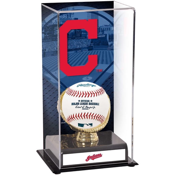 Cleveland Indians Sublimated Display Case with Image