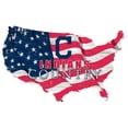 thumbnail image 1 of Cleveland Indians USA Flag Cutout Sign, 1 of 1