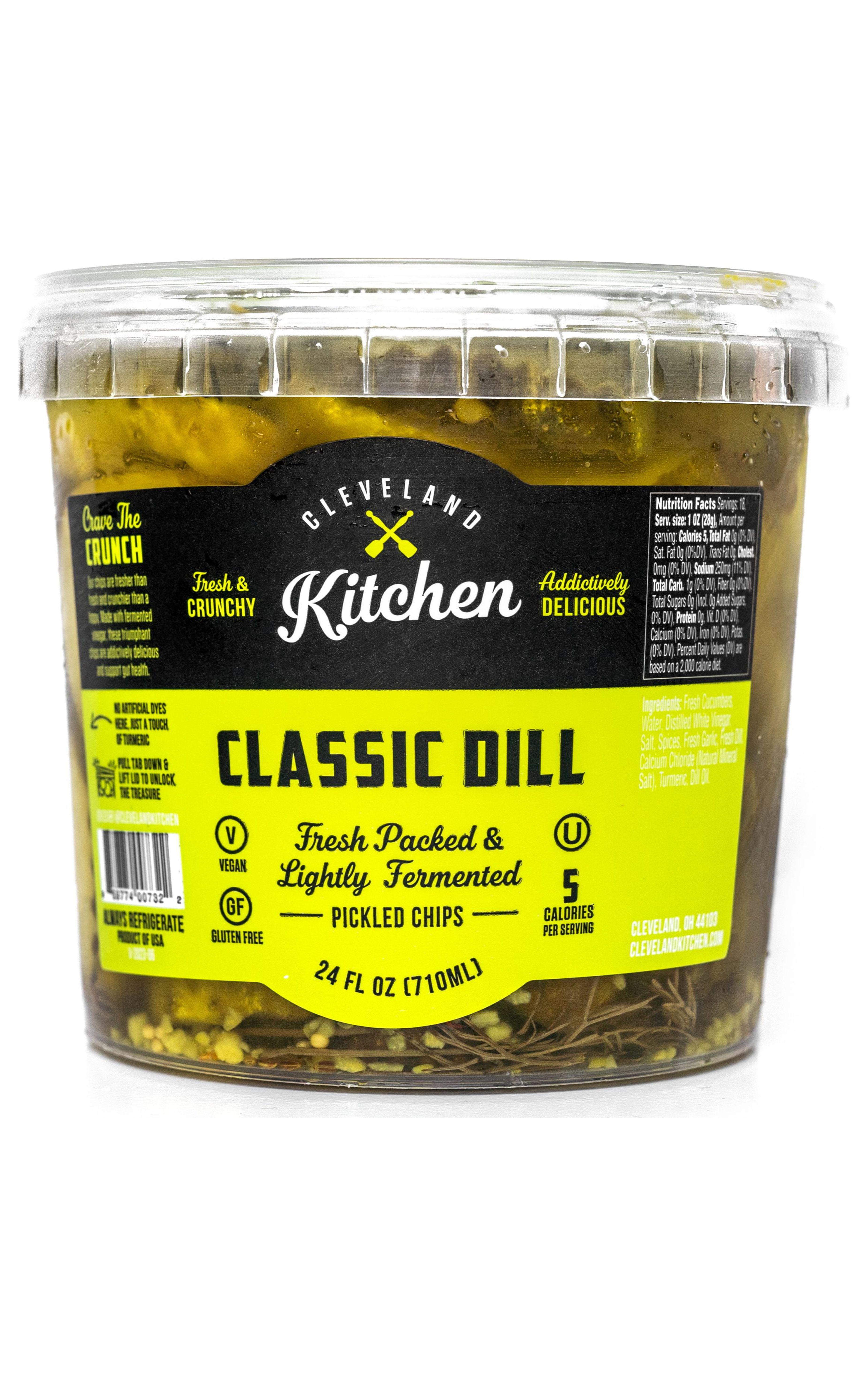 Famous Dave's Devil's Spit™ Pickle Chips, 24 fl oz Jar