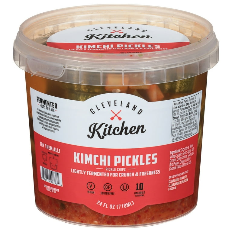 Cleveland Kitchen Kimchi Pickle Chips 24 fl oz - Walmart.com