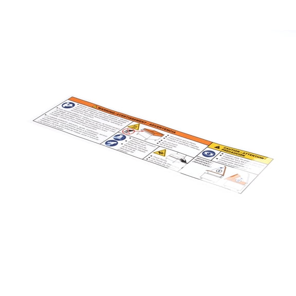 Cleveland Label Sheet; Tr SK95057 - Genuine OEM Replacement Part