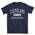 thumbnail image 1 of Cleveland Mississippi Classic Established Men's Cotton T-Shirt, 1 of 1