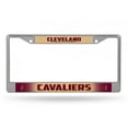 thumbnail image 1 of Cleveland Basketball Cavalier's Car Frame - Chrome Metal License Plate Frame, 1 of 5