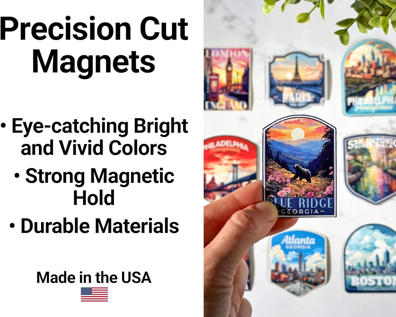 Cleveland Ohio Design A Souvenir Die Cut Fridge 2Inch[3677