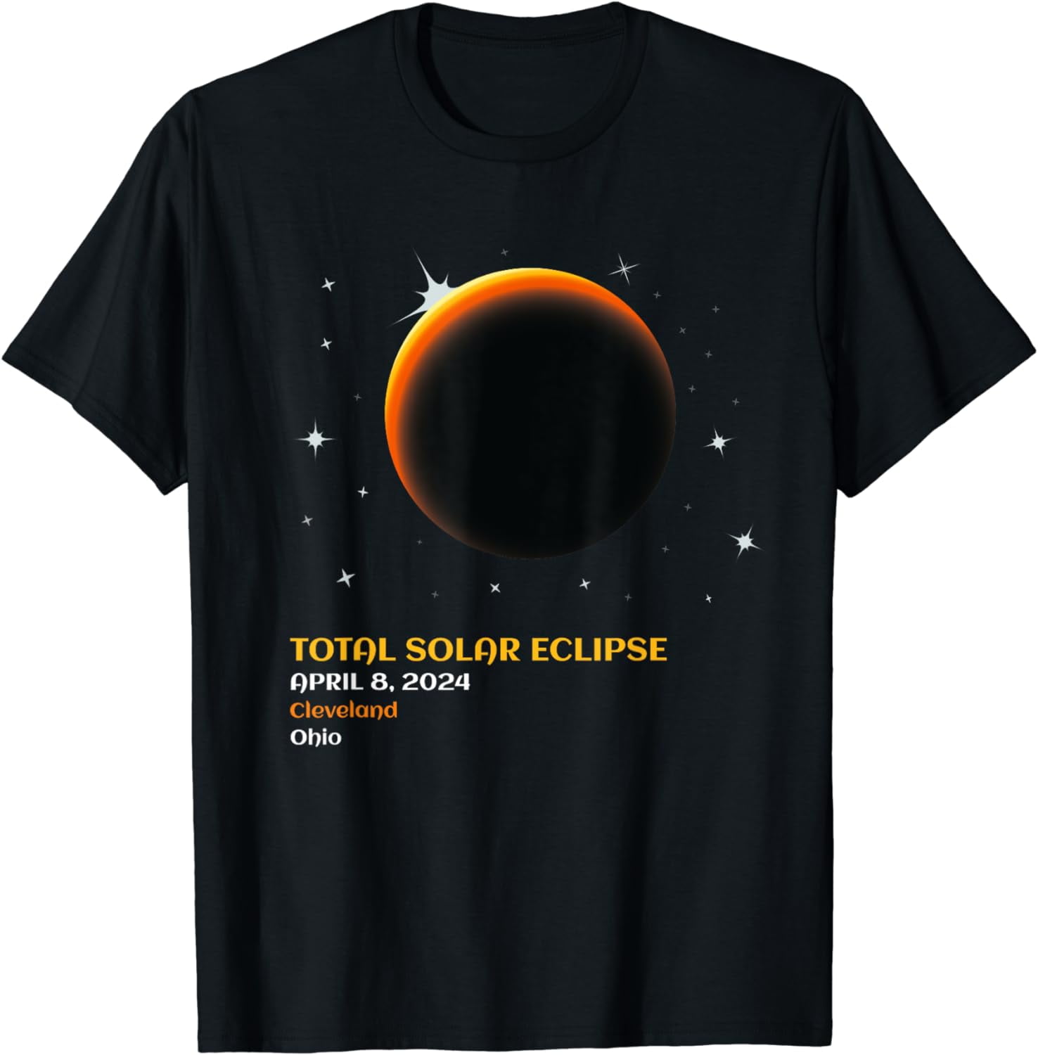 Cleveland, Ohio OH Total Solar Eclipse April 8, 2024 TShirt