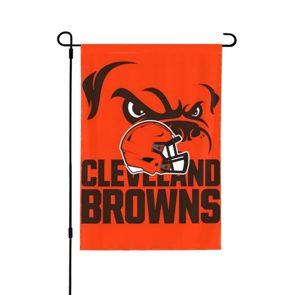 Cleveland Personalized Double Garden Sided Flag Football Fans National Flag Yard Wall Mounted Painting Decorative Multicode Banner Indoor/Outdoor Home