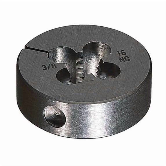 Cle-Line Round Threading Die,3/8"-24,HSS C65817