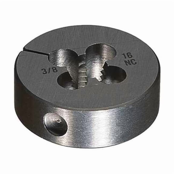 HSS Round Adjustable DIe 0710 Cle-Line M25.4 Outer Diameter M8x1.25