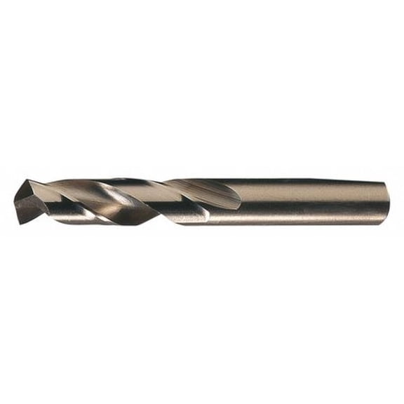 Screw Machine Drill Bit, Y Size, 135 Degrees Point Angle, Cobalt, Straw/Bronze Finish, Spiral Flute