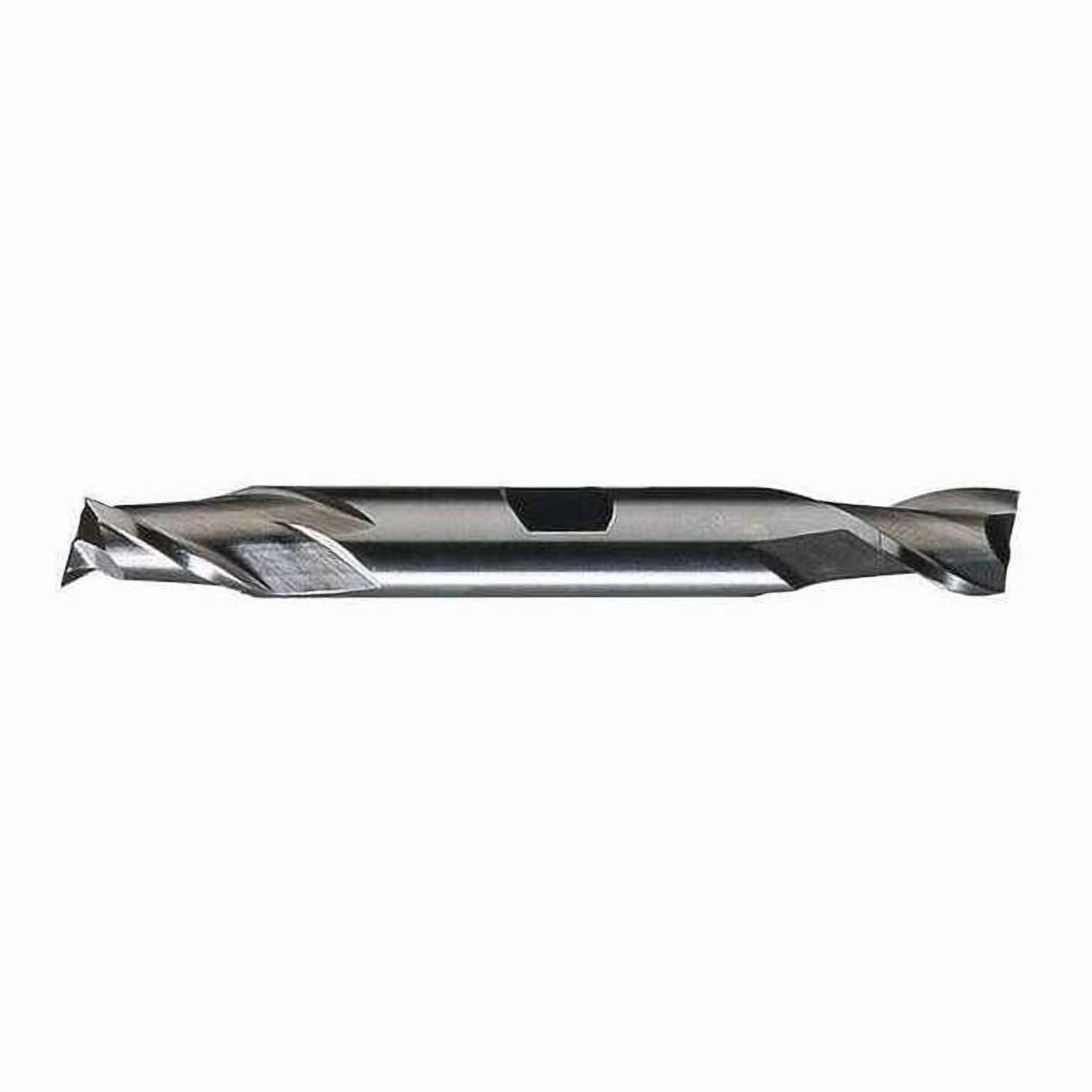2-Flute HSS Square Double End Mill  HD-2 Bright 1/8x3/8x3/16x2-3/4 C42096