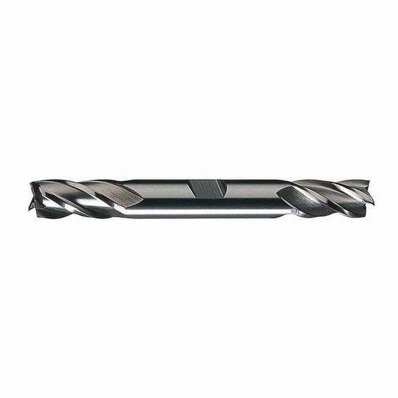 4-Flute HSS Center Cutting Square Double End MIll HD-4C Bright 11/32x3/8x3/4x3-1/2