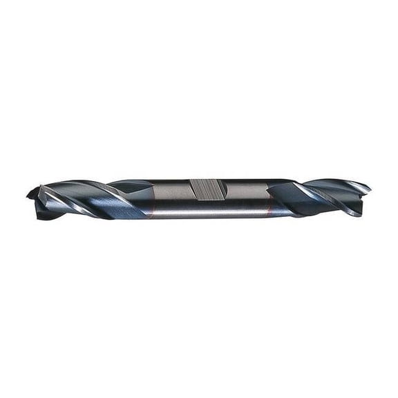 3-Flute HSS Center Cutting Square Double End Mill HD-3-TC TiCN 5/16x3/8x3/4x3-1/2