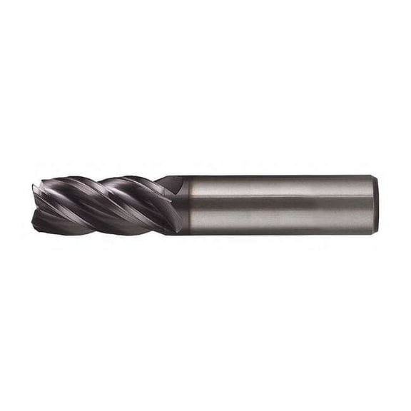 Cleveland Square End Mill, 0.25 in, Carbide C80015