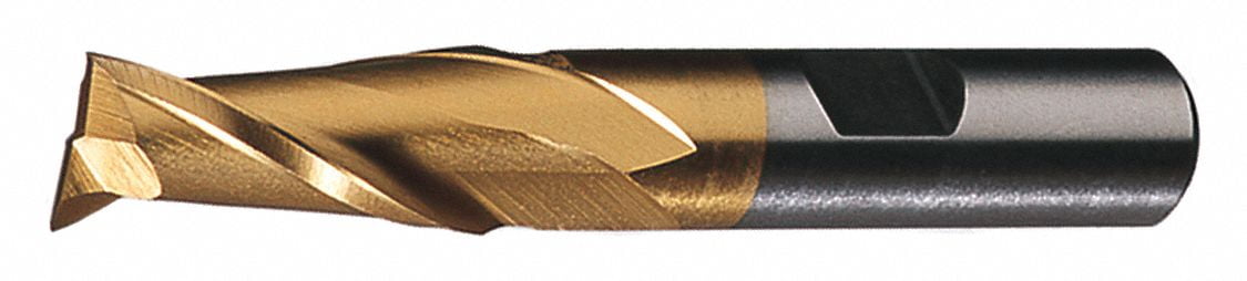 Cleveland Sq. End Mill,Single End,Cobalt,11/64"  C32500