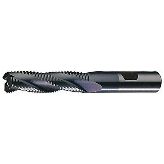 Cleveland Sq. End Mill,Single End,Cobalt,3/8"
