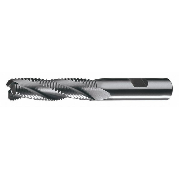 Cleveland Sq. End Mill,Single End,Cobalt,5/8"