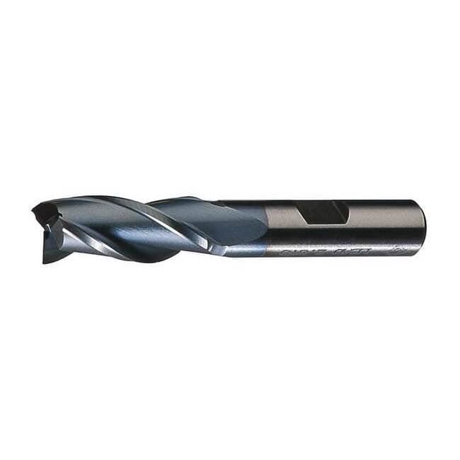 Cleveland Keyway End Mill, 0.125 in, HSS C41671