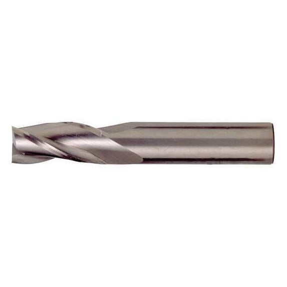 Cleveland Square End Mill,1/4" Dia,3/4" Cut C61671