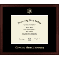 Cleveland State University Diploma Frame, Document Size 11" x 8.5"