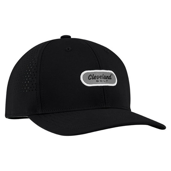 Cleveland Statement Collection Tech Hat (Black, Adjustable) Snapback Golf Cap NEW