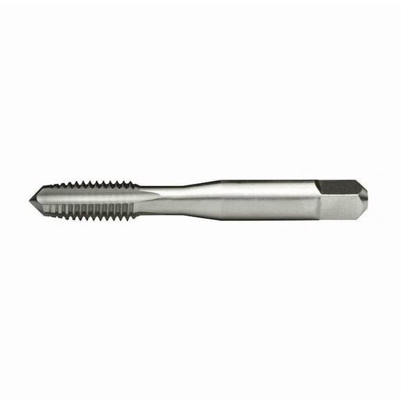 Straight Flute (Hand) Straight Flute Hand Tap, 5/16"-18, Plug, UNC, High Speed Steel, 4