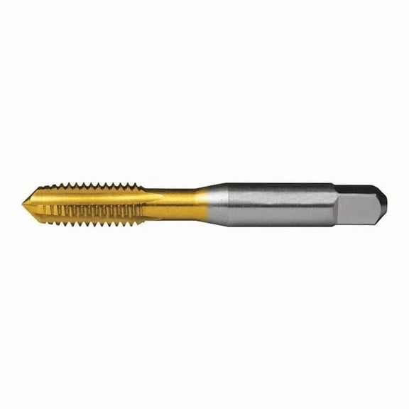 Straight Flute (Hand) Straight Flute Hand Tap, 5/16"-24, Plug, UNF, High Speed Steel, 4