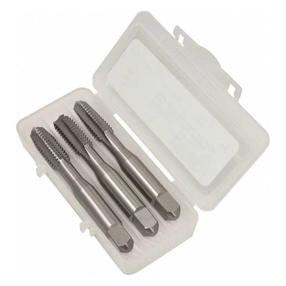 Cleveland Three Piece Tap Kit,1/4-20,HSS C54460