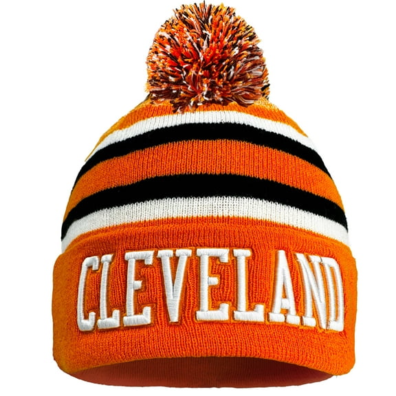 Cleveland Winter Cities Beanie Hat Football Knit Cap Sport Fans Fashion Toque for Gifts