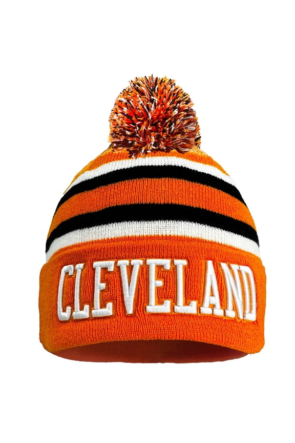 Cleveland Winter Cities Beanie Hat Football Knit Cap Sport Fans Fashion Toque for Gifts