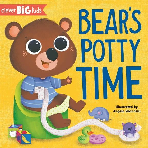 Clever Big Kids Bear's Potty Time, (Board Book)
