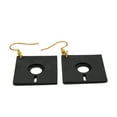 thumbnail image 1 of Clever Contraption 5.25" Floppy Diskette Earrings – Retro Tech Jewelry for All Ages, 1 of 7