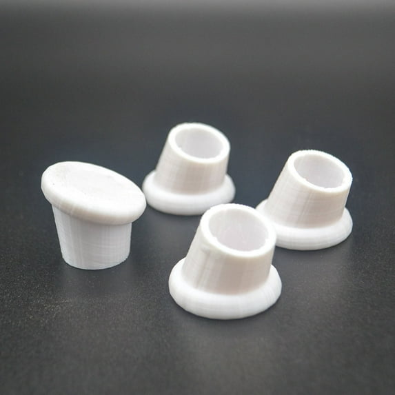 Clever Contraption Angled Glides for Eames Herman Miller Chairs | Furniture Feet Sliders | Set of 4