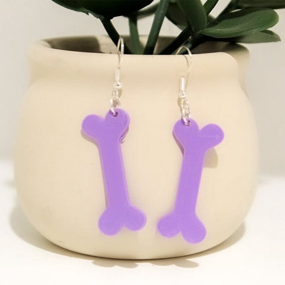 Clever Contraption Bone Dangle Earrings – Cute and Quirky Fashion Accessory