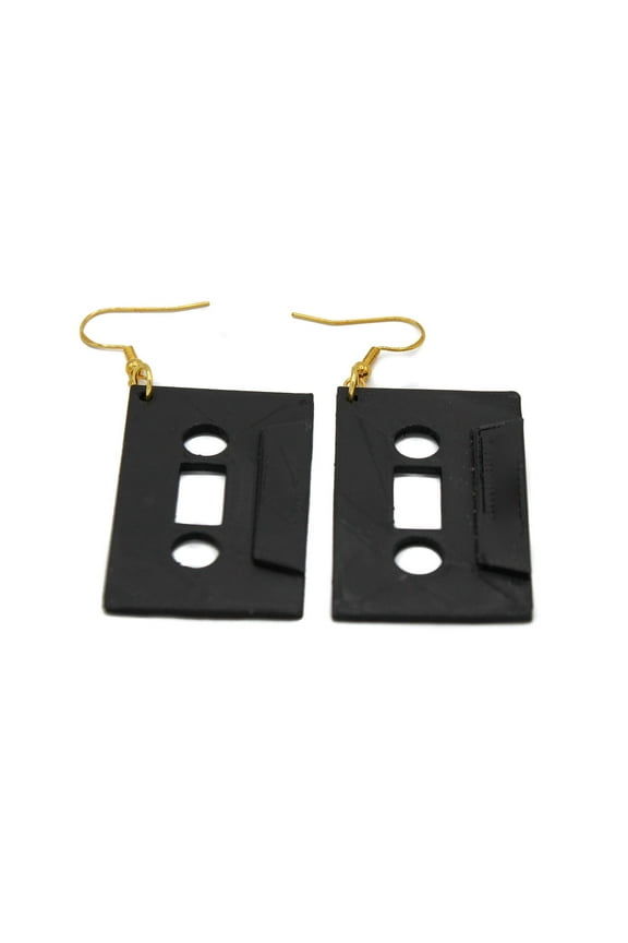 Clever Contraption Cassette Tape Earrings – Retro Music Lover Gift