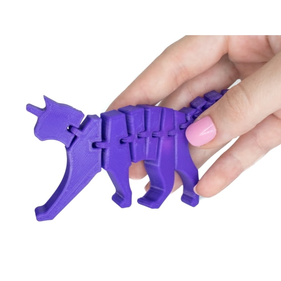 Clever Contraption Caticorn Fidget Unicorn Cat Articulating Stim for Ages 6+