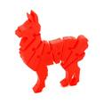 thumbnail image 1 of Clever Contraption Fidget Llama Toy – Flexible Articulated Novelty for Teens and Adults, 1 of 9