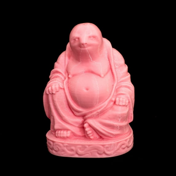 Clever Contraption Friendly Buddha Sloth Figurine – Meditation-Themed Desk Companion or Shelf Décor
